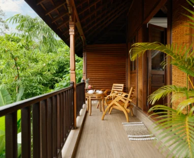 VILLA JOGLO - TERRACE.